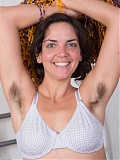 Hairy cheerleader Katie